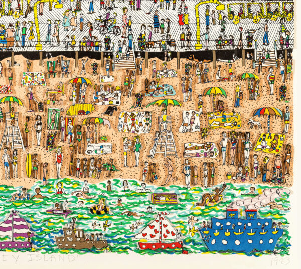 Coney Island - James Rizzi - 1983 – Image 3