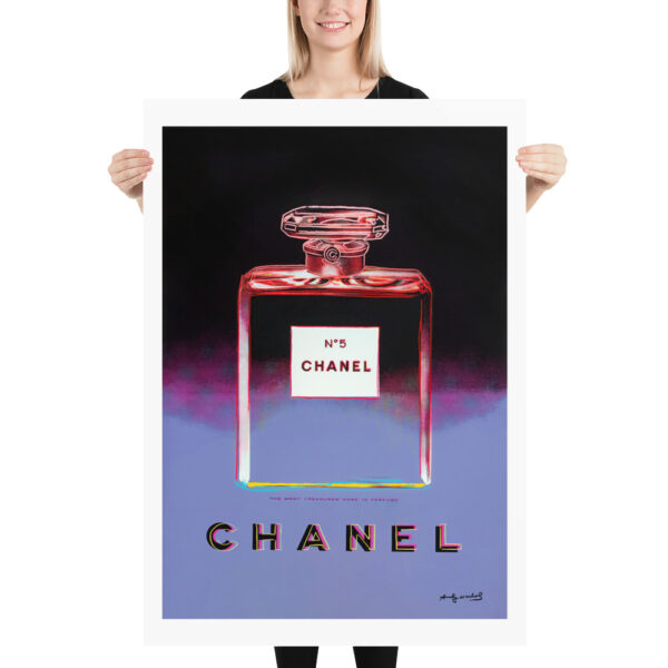 Affiche Chanel n°5 pop art Andy Warhol 70 x 100 cm – Image 2