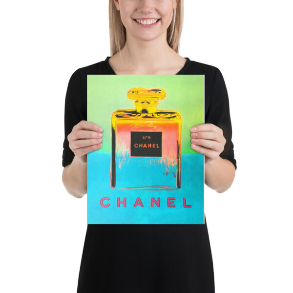 Chanel n° 5. Famous pop art perfume poster inspired by Andy Warhol – Image 5
