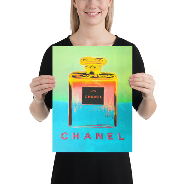 Chanel n° 5. Famous pop art perfume poster inspired by Andy Warhol – Image 6