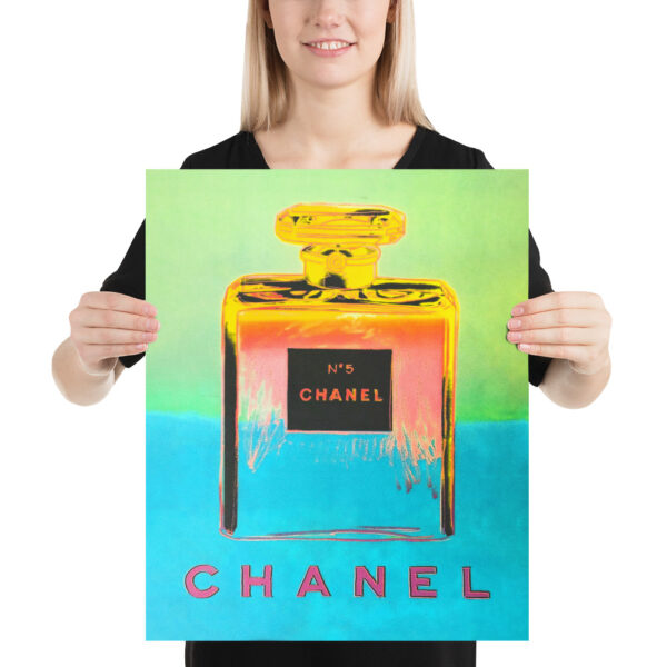 Chanel n° 5. Famous pop art perfume poster inspired by Andy Warhol – Image 8