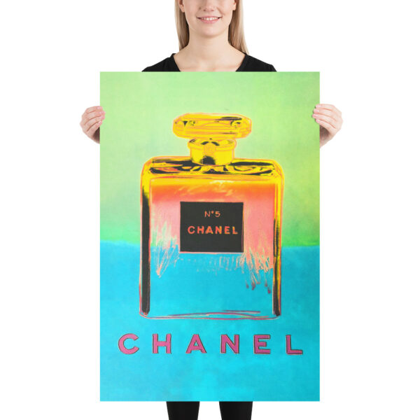 Chanel n° 5. Famous pop art perfume poster inspired by Andy Warhol – Image 10