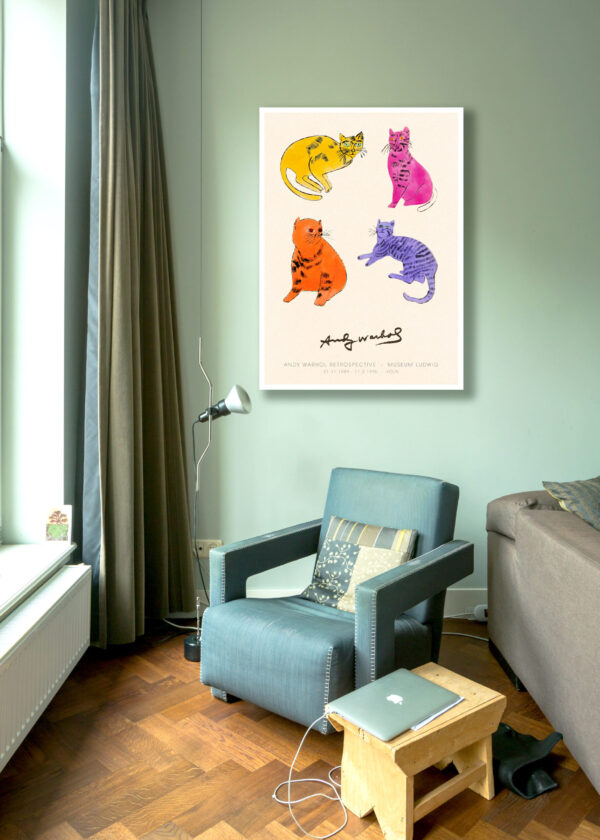 Andy Warhol Retrospective Exhibition at the Ludwig Museum in Cologne 1989 - Poster – Image 9