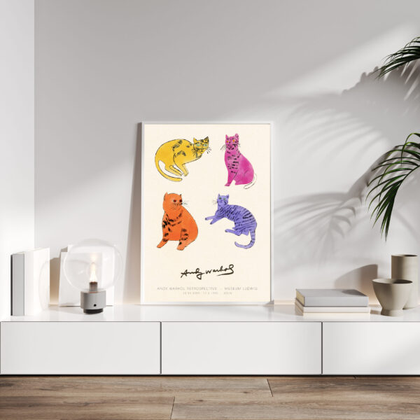 Andy Warhol Retrospective Exhibition at the Ludwig Museum in Cologne 1989 - Poster – Image 3