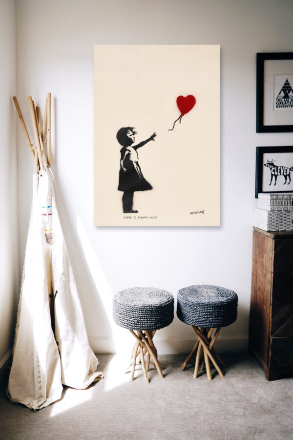 Girl With the Balloon poster - BANKSY 2002 – Image 2