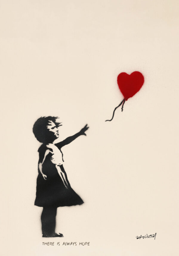 Girl With the Balloon poster - BANKSY 2002