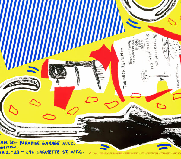 Rain Dance - UNICEF Warhol Lichtenstein Haring Basquiat Ono - 1985 - Poster – Image 6