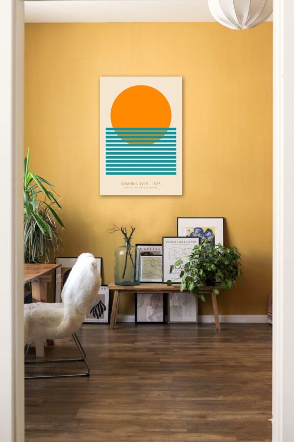 Bauhaus - Sunset - Minimalist Art Poster 1924 – Image 5