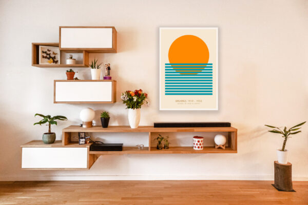 Bauhaus - Sunset - Minimalist Art Poster 1924 – Image 4