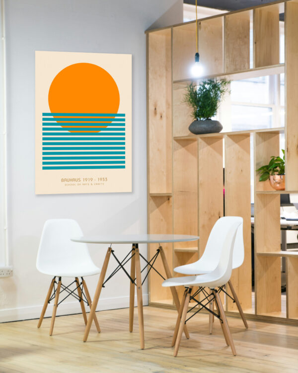 Bauhaus - Sunset - Minimalist Art Poster 1924 – Image 3