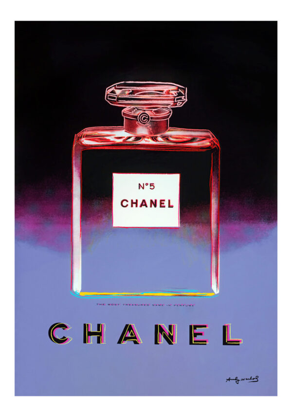 Affiche Chanel n°5 pop art Andy Warhol 70 x 100 cm