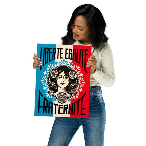 Liberty, Equality, Fraternity 2016 - Marianne crying - Shepard Fairey (Obey the giant) – Image 6