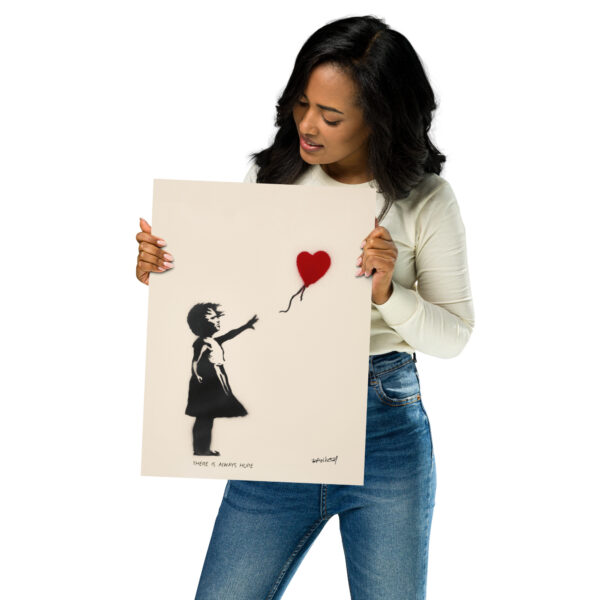 Girl With the Balloon poster - BANKSY 2002 – Image 5
