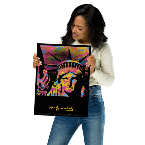 Statue of Liberty 1986 - Andy Warhol Retrospective at Tate Modern London - Poster – Image 5