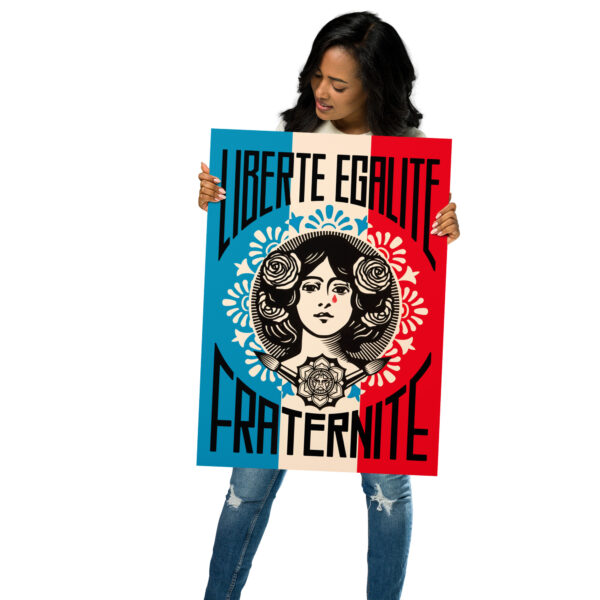Liberty, Equality, Fraternity 2016 - Marianne crying - Shepard Fairey (Obey the giant) – Image 7