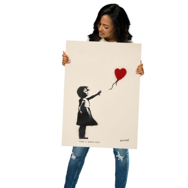Girl With the Balloon poster - BANKSY 2002 – Image 6