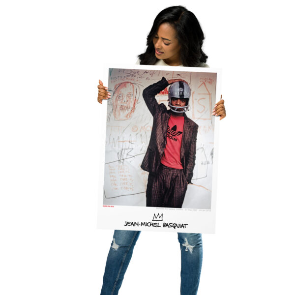 Boom for Real - Jean-Michel Basquiat - Exhibition poster at Barbican Art Gallery, London – Image 6