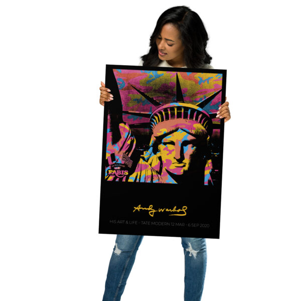 Statue of Liberty 1986 - Andy Warhol Retrospective at Tate Modern London - Poster – Image 6