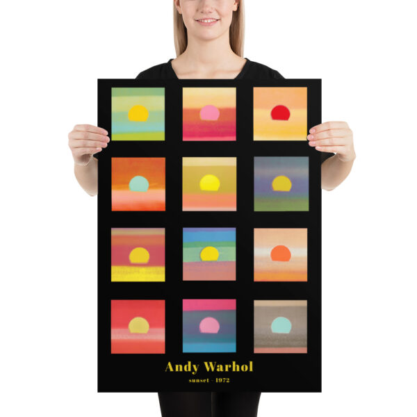 Andy Warhol - Sunset, 1972 - 12 versions - Poster – Image 6