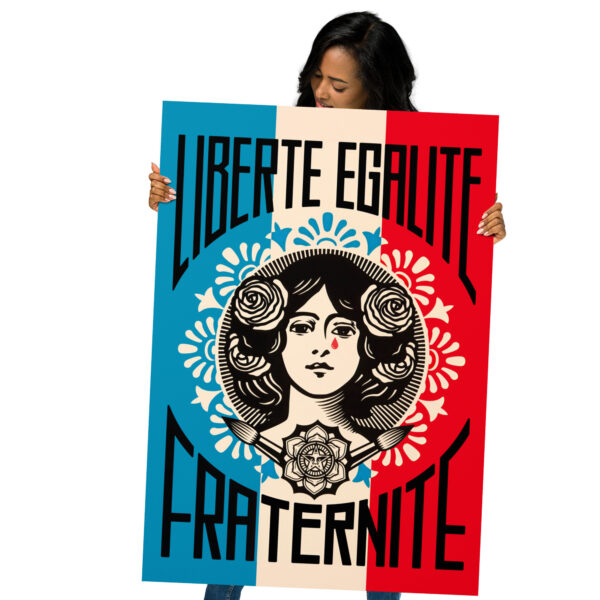 Liberty, Equality, Fraternity 2016 - Marianne crying - Shepard Fairey (Obey the giant) – Image 4
