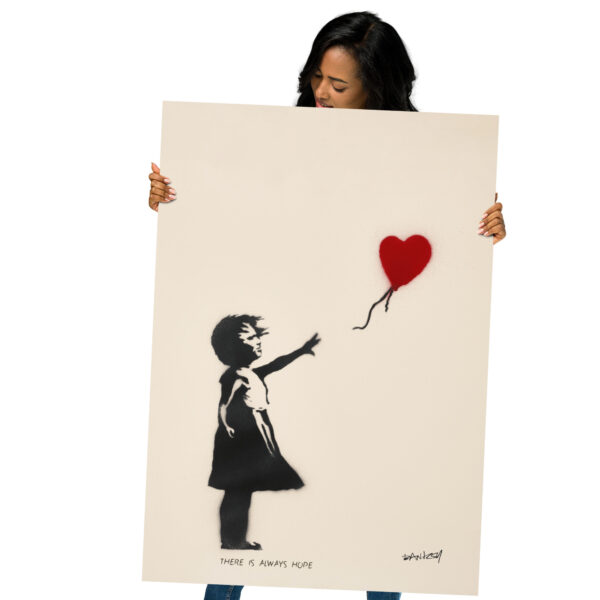 Girl With the Balloon poster - BANKSY 2002 – Image 4