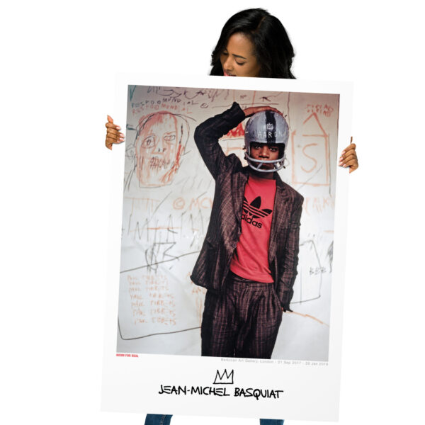 Boom for Real - Jean-Michel Basquiat - Exhibition poster at Barbican Art Gallery, London – Image 4
