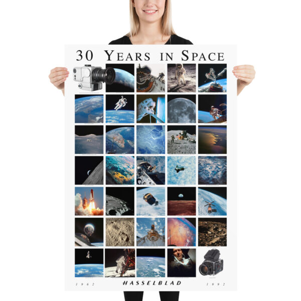 HASSELBLAD '30 years in space' 1962-1992 - Poster  70 x 100 cm – Image 3