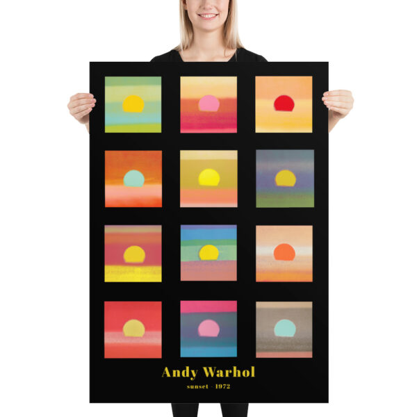 Andy Warhol - Sunset, 1972 - 12 versions - Poster – Image 4