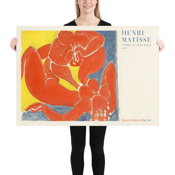 Nymph and Red Faun (Faun Charming the Sleeping Nymph) - H. Matisse 1939 - Poster – Image 4