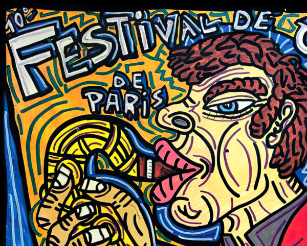 "The Saxophonist" by Robert Combas for the 10th Paris Jazz Festival - 1989 – Image 2