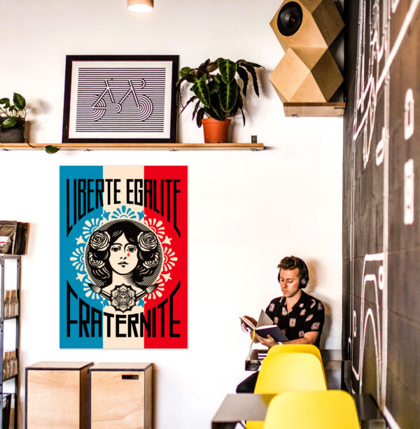 Liberty, Equality, Fraternity 2016 - Marianne crying - Shepard Fairey (Obey the giant) – Image 11