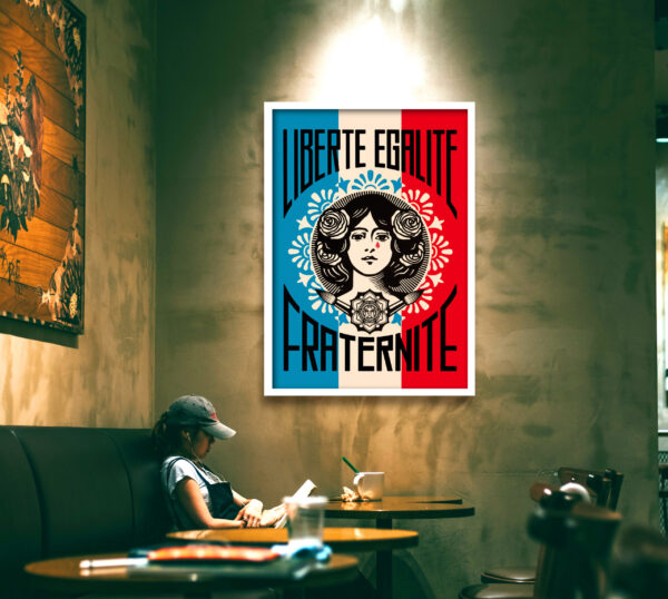Liberty, Equality, Fraternity 2016 - Marianne crying - Shepard Fairey (Obey the giant) – Image 2