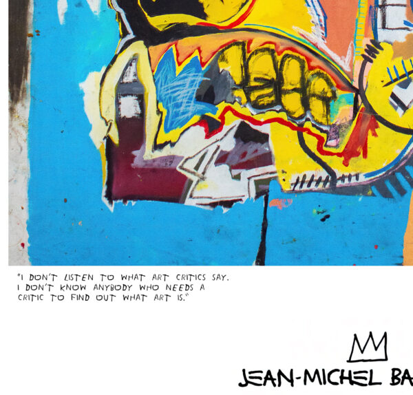 Human skull between life and death - 1981 - Poster Jean-Michel Basquiat – Image 2