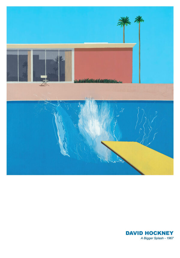 A Bigger Splash - 1967 David Hockney - Poster