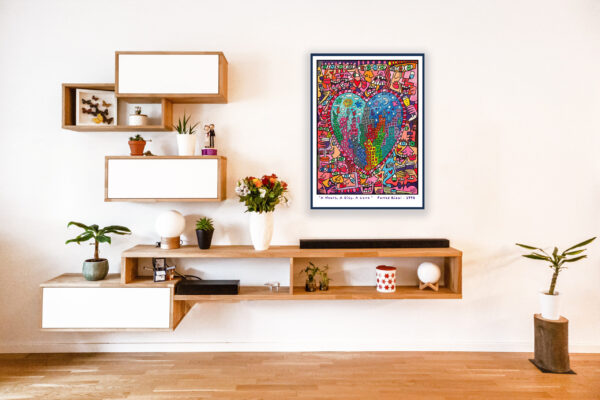 A Heart, A City, A Love - James Rizzi 1998 - Poster – Image 2