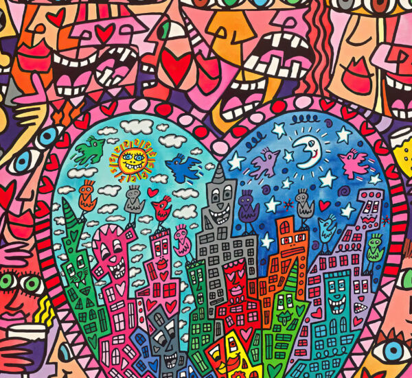 A Heart, A City, A Love - James Rizzi 1998 - Poster – Image 7