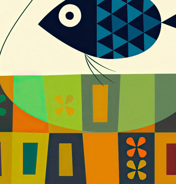 Almanaque Magazine February 1960, by Portuguese designer Sebastião Rodrigues - Poster – Image 3