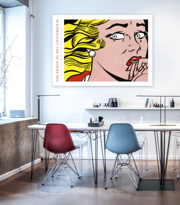 Roy Lichtenstein Crying Girl - 1960 - Poster – Image 6