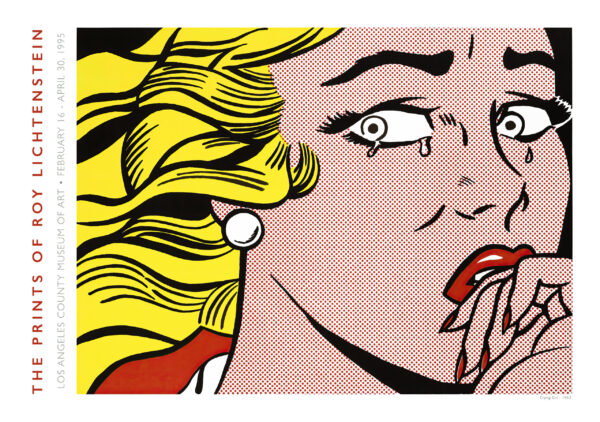 Roy Lichtenstein Crying Girl - 1960 - Poster