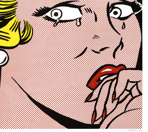 Roy Lichtenstein Crying Girl - 1960 - Poster – Image 2