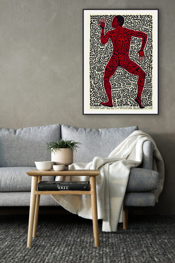 Keith Haring - The Dancing Man - Exhibition at the Tony Shafrazi Gallery - 1984 Poster – Image 11