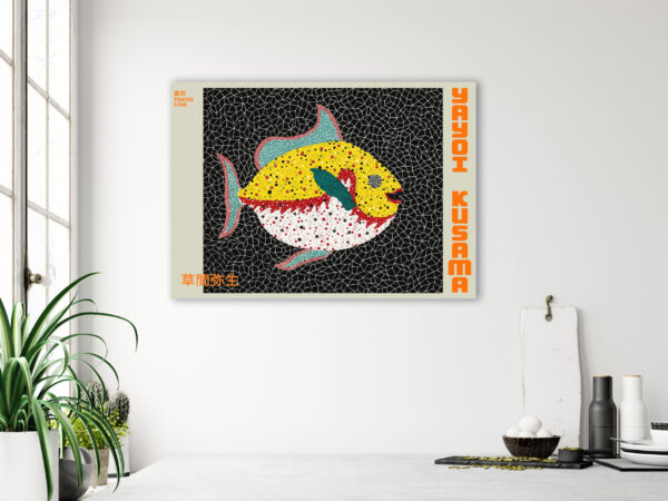Fish - Yayoi Kusama - 1986 Poster – Image 3
