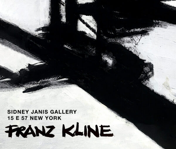 Franz Kline - Sidney Janis Gallery New York - 1958 - Poster – Image 3
