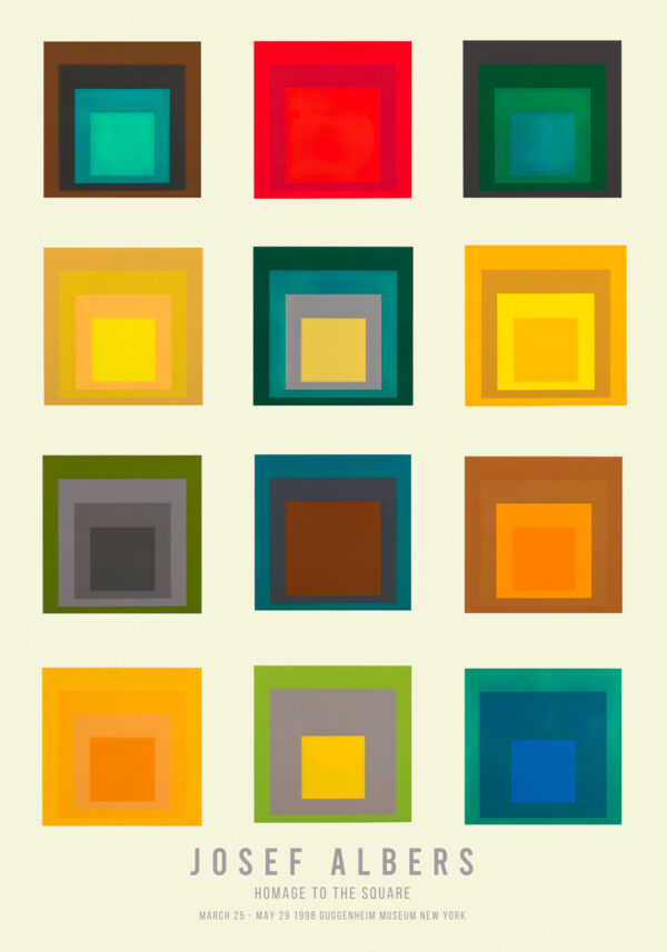 Josef Albers Homage to the Square - Poster