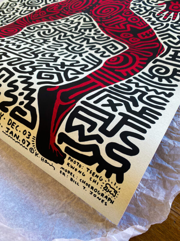 Keith Haring - The Dancing Man - Exhibition at the Tony Shafrazi Gallery - 1984 Poster – Image 3