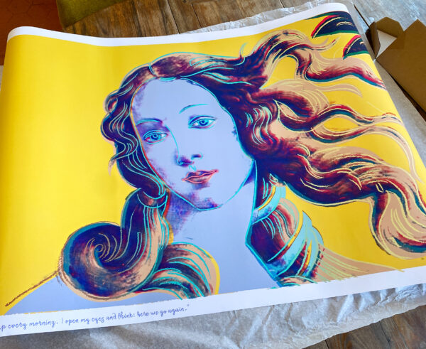 Sandro Botticelli - Birth of Venus - Interpretation by Andy WARHOL Poster – Image 9