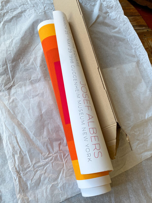 Poster by minimalist artist Albers Josef - Guggenheim Museum New York 1998 – Image 12