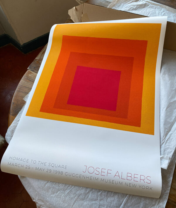 Poster by minimalist artist Albers Josef - Guggenheim Museum New York 1998 – Image 11