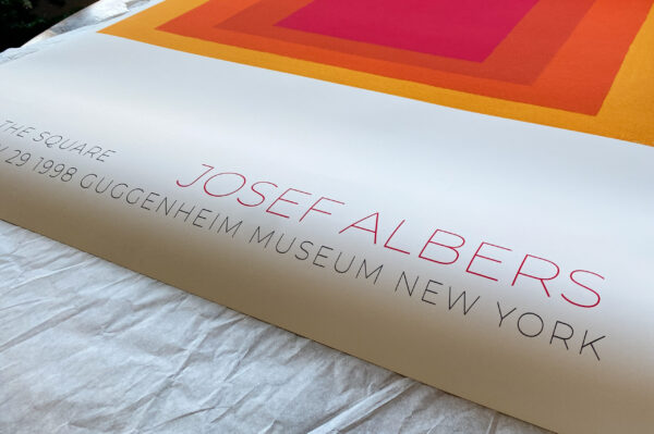 Poster by minimalist artist Albers Josef - Guggenheim Museum New York 1998 – Image 10