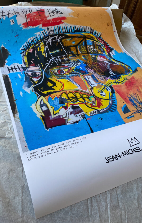 Human skull between life and death - 1981 - Poster Jean-Michel Basquiat – Image 9